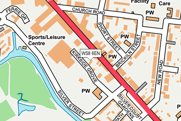 WS8 6EN map - OS OpenMap – Local (Ordnance Survey)