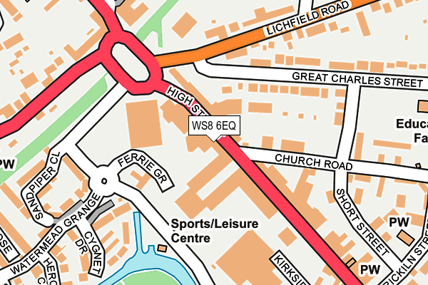 WS8 6EQ map - OS OpenMap – Local (Ordnance Survey)