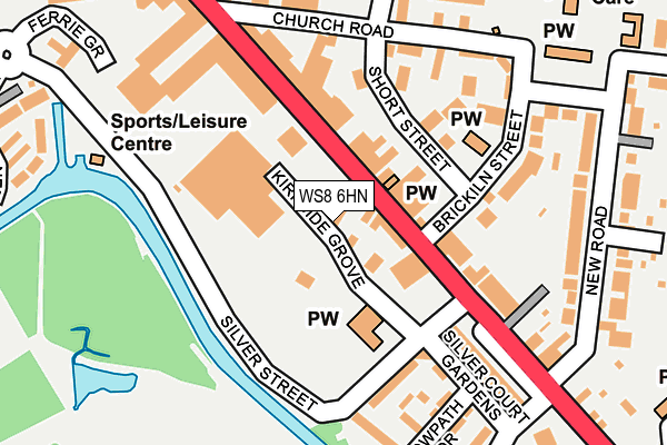 WS8 6HN map - OS OpenMap – Local (Ordnance Survey)