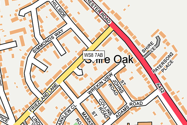 Map of 5 & 6 HILLSIDE CLOSE LIMITED at local scale