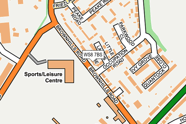 Map of S&L WINDOWS LTD at local scale