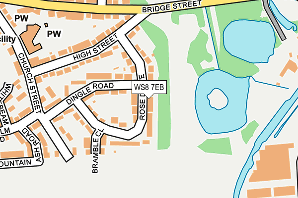WS8 7EB map - OS OpenMap – Local (Ordnance Survey)