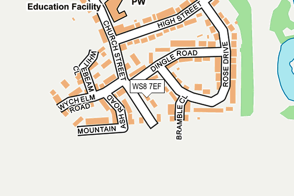 WS8 7EF map - OS OpenMap – Local (Ordnance Survey)