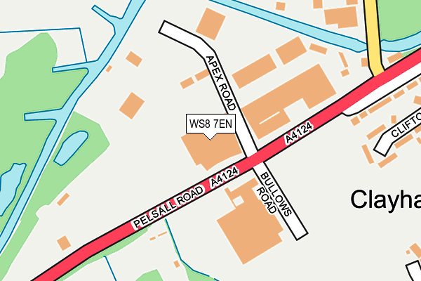 WS8 7EN map - OS OpenMap – Local (Ordnance Survey)