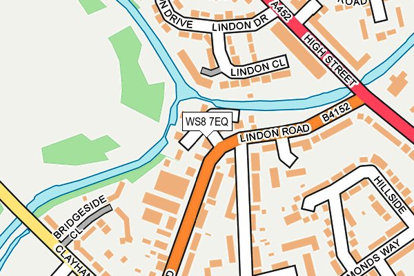 WS8 7EQ map - OS OpenMap – Local (Ordnance Survey)