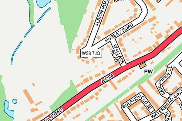 WS8 7JQ map - OS OpenMap – Local (Ordnance Survey)