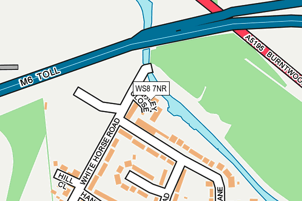 WS8 7NR map - OS OpenMap – Local (Ordnance Survey)