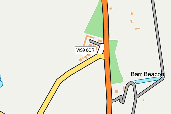 WS9 0QR map - OS OpenMap – Local (Ordnance Survey)