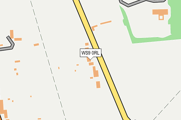 WS9 0RL map - OS OpenMap – Local (Ordnance Survey)