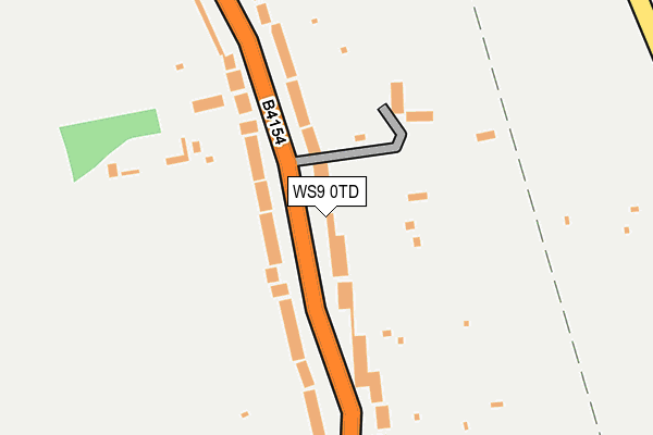 WS9 0TD map - OS OpenMap – Local (Ordnance Survey)