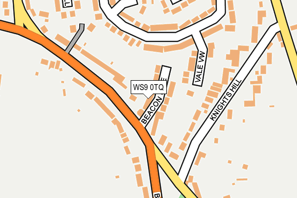 WS9 0TQ map - OS OpenMap – Local (Ordnance Survey)