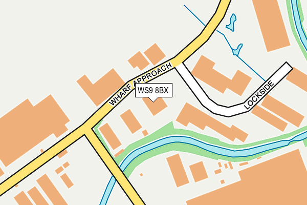 Map of M & J EVANS PLANT LIMITED at local scale