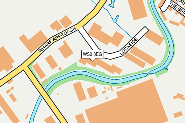 WS9 8EG map - OS OpenMap – Local (Ordnance Survey)
