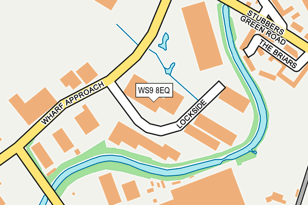 WS9 8EQ map - OS OpenMap – Local (Ordnance Survey)