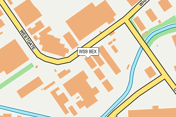 WS9 8EX map - OS OpenMap – Local (Ordnance Survey)
