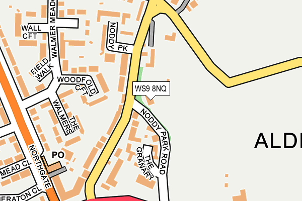 WS9 8NQ map - OS OpenMap – Local (Ordnance Survey)