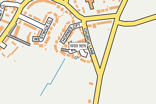WS9 9EN map - OS OpenMap – Local (Ordnance Survey)