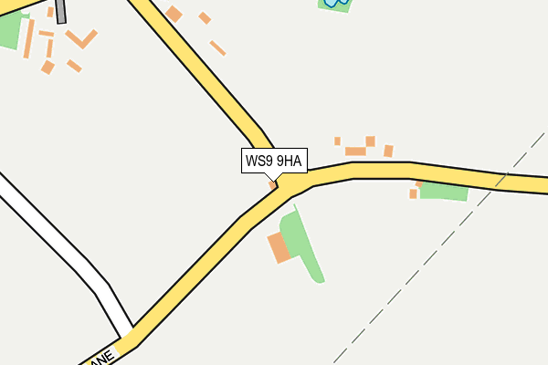 WS9 9HA map - OS OpenMap – Local (Ordnance Survey)
