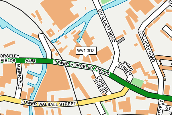 Map of URBAN MOORINGS C.I.C. at local scale