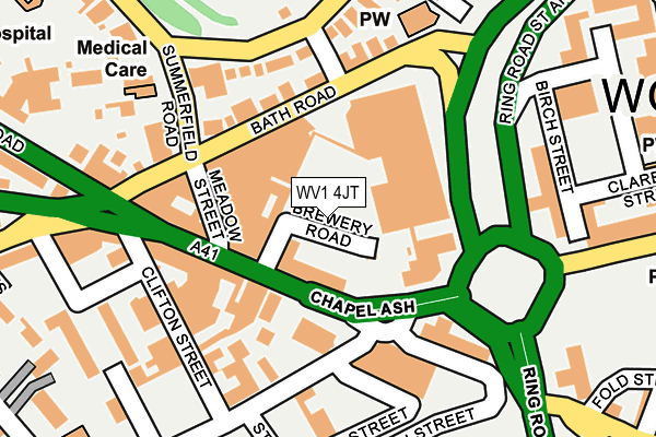 Map of CMBC SUPPLY LIMITED at local scale