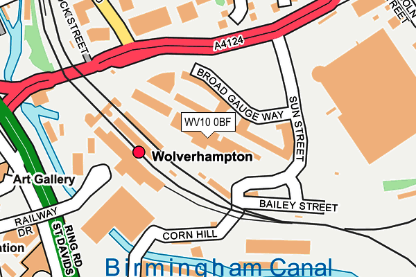 WV10 0BF map - OS OpenMap – Local (Ordnance Survey)