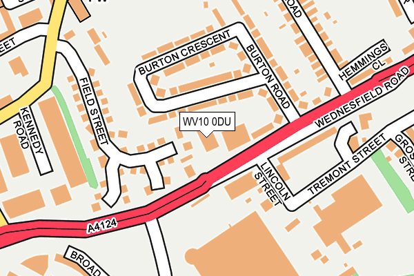 WV10 0DU map - OS OpenMap – Local (Ordnance Survey)