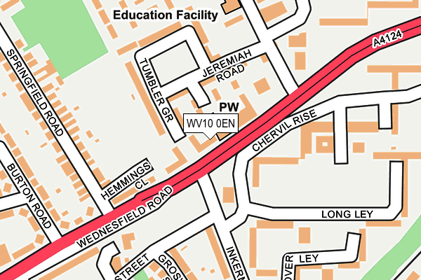 WV10 0EN map - OS OpenMap – Local (Ordnance Survey)