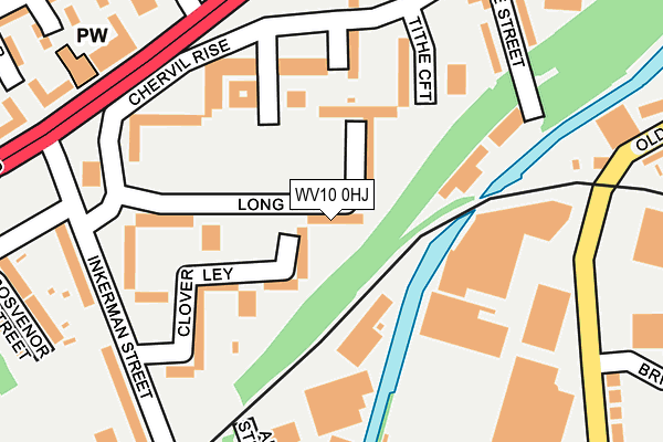 WV10 0HJ map - OS OpenMap – Local (Ordnance Survey)