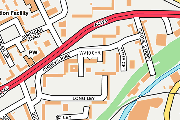 WV10 0HR map - OS OpenMap – Local (Ordnance Survey)