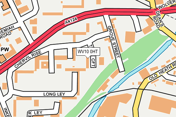 WV10 0HT map - OS OpenMap – Local (Ordnance Survey)