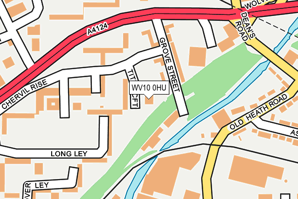WV10 0HU map - OS OpenMap – Local (Ordnance Survey)