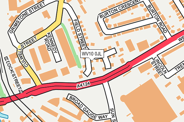 WV10 0JL map - OS OpenMap – Local (Ordnance Survey)