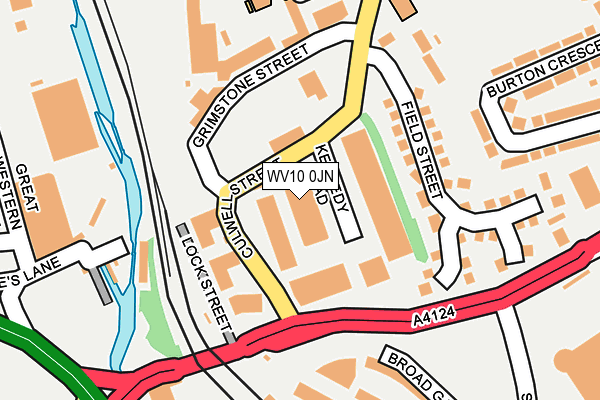 WV10 0JN map - OS OpenMap – Local (Ordnance Survey)