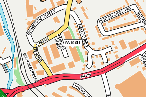 WV10 0LL map - OS OpenMap – Local (Ordnance Survey)