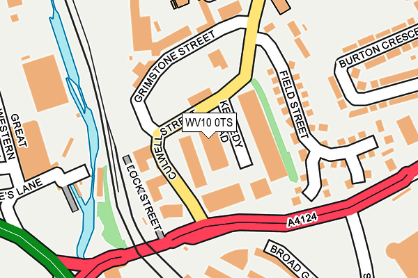 WV10 0TS map - OS OpenMap – Local (Ordnance Survey)