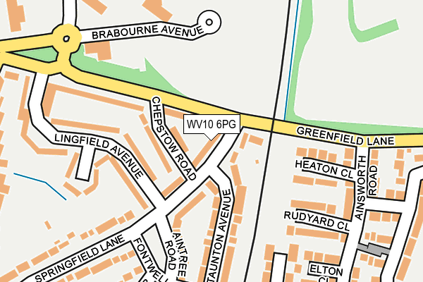 WV10 6PG map - OS OpenMap – Local (Ordnance Survey)