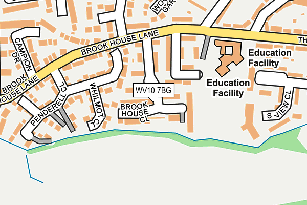 WV10 7BG map - OS OpenMap – Local (Ordnance Survey)