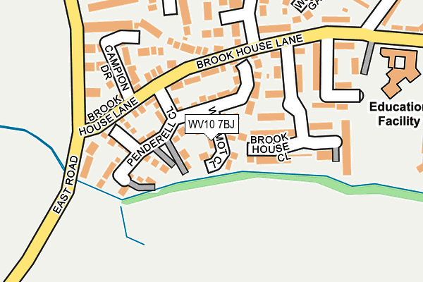 WV10 7BJ map - OS OpenMap – Local (Ordnance Survey)