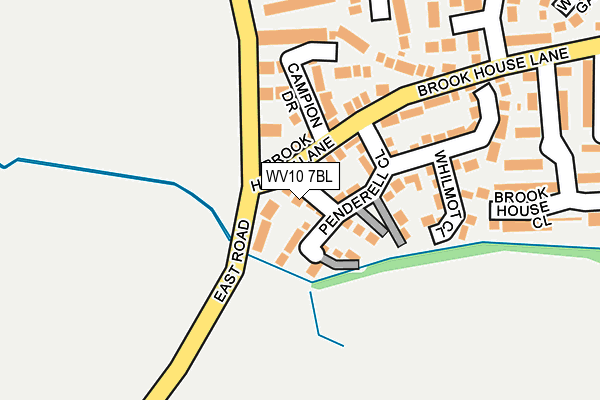 WV10 7BL map - OS OpenMap – Local (Ordnance Survey)