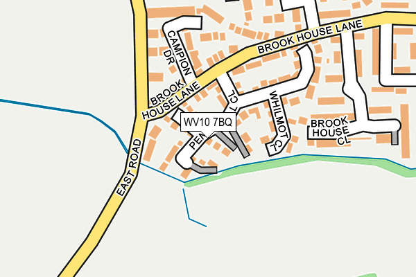 WV10 7BQ map - OS OpenMap – Local (Ordnance Survey)