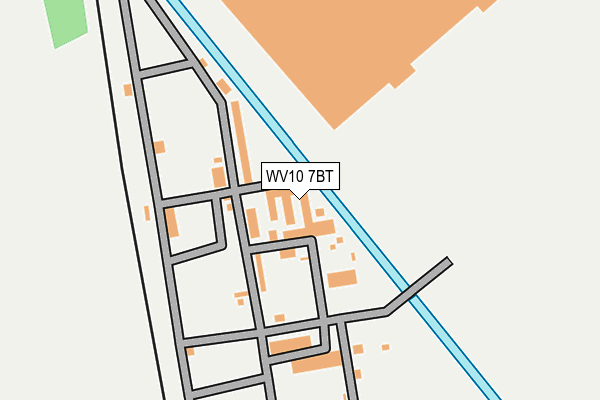 WV10 7BT map - OS OpenMap – Local (Ordnance Survey)