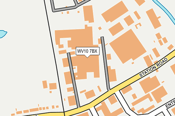 WV10 7BX map - OS OpenMap – Local (Ordnance Survey)