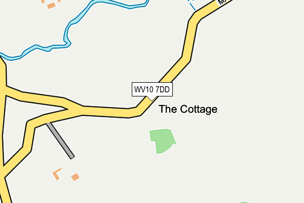 WV10 7DD map - OS OpenMap – Local (Ordnance Survey)