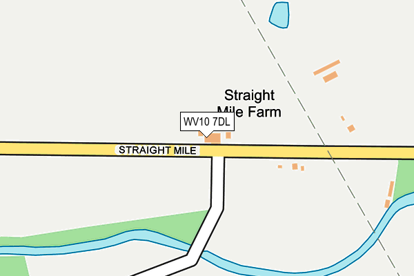 WV10 7DL map - OS OpenMap – Local (Ordnance Survey)