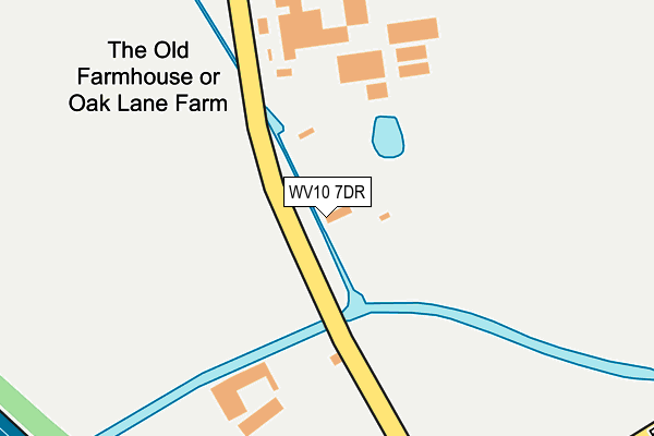 WV10 7DR map - OS OpenMap – Local (Ordnance Survey)