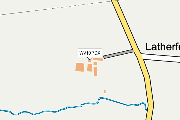 WV10 7DX map - OS OpenMap – Local (Ordnance Survey)