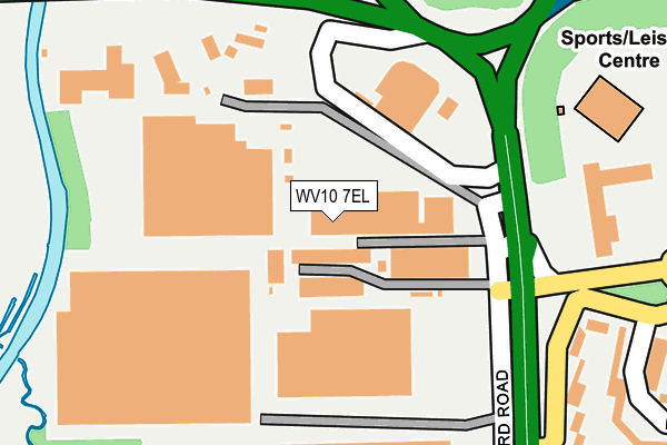 WV10 7EL map - OS OpenMap – Local (Ordnance Survey)