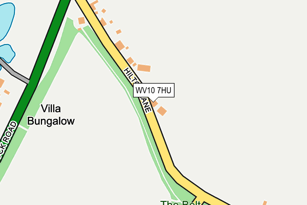 WV10 7HU map - OS OpenMap – Local (Ordnance Survey)