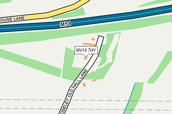 WV10 7HY map - OS OpenMap – Local (Ordnance Survey)