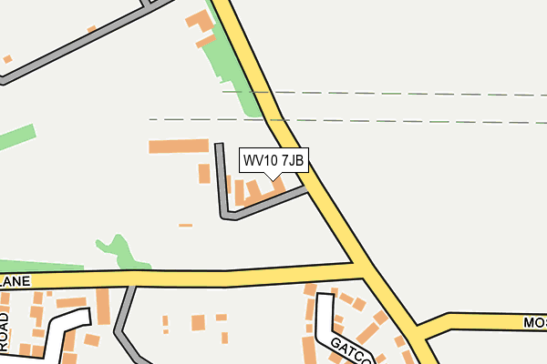 WV10 7JB map - OS OpenMap – Local (Ordnance Survey)
